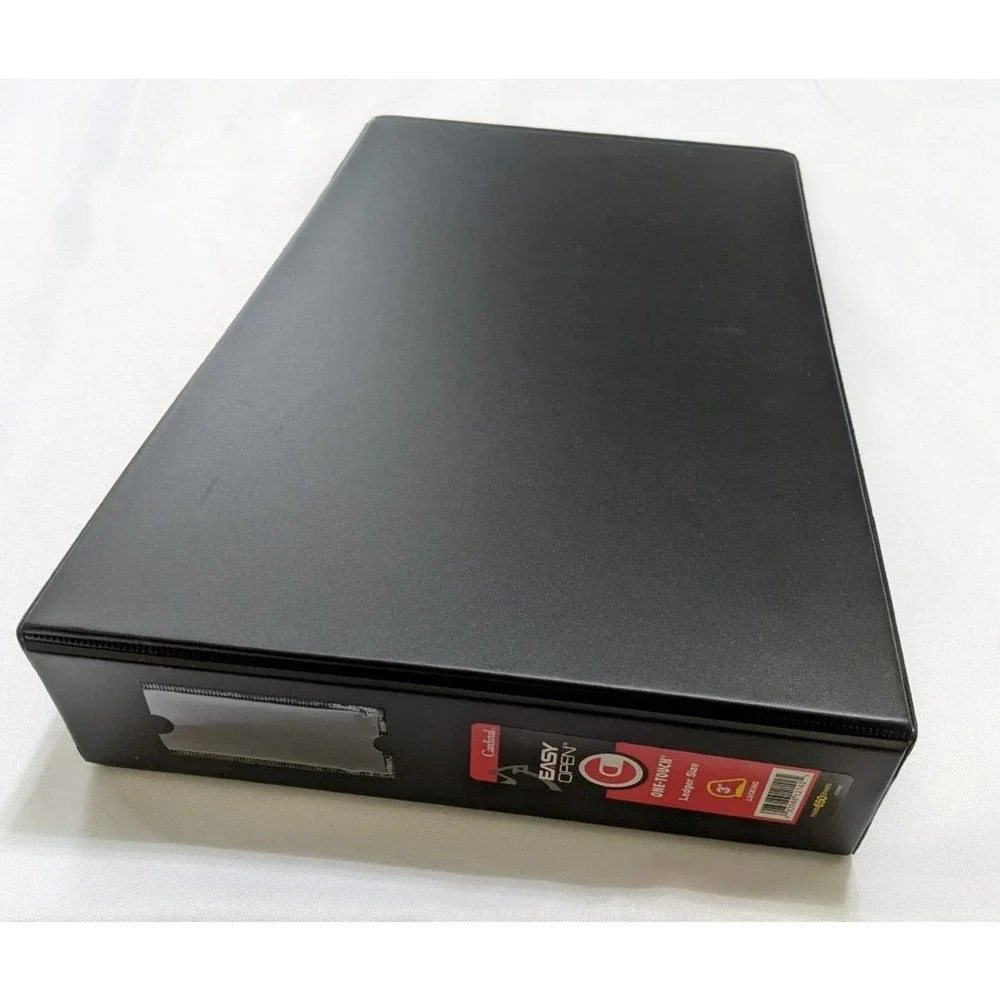New cardinal ledger Binder one touch easy open 650 sheets capacity